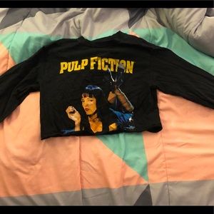 Forever 21 pulp fiction crop top ! small worn once
